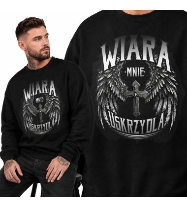 Bluza Chrześcijańska Wiara mnie Uskrzydla